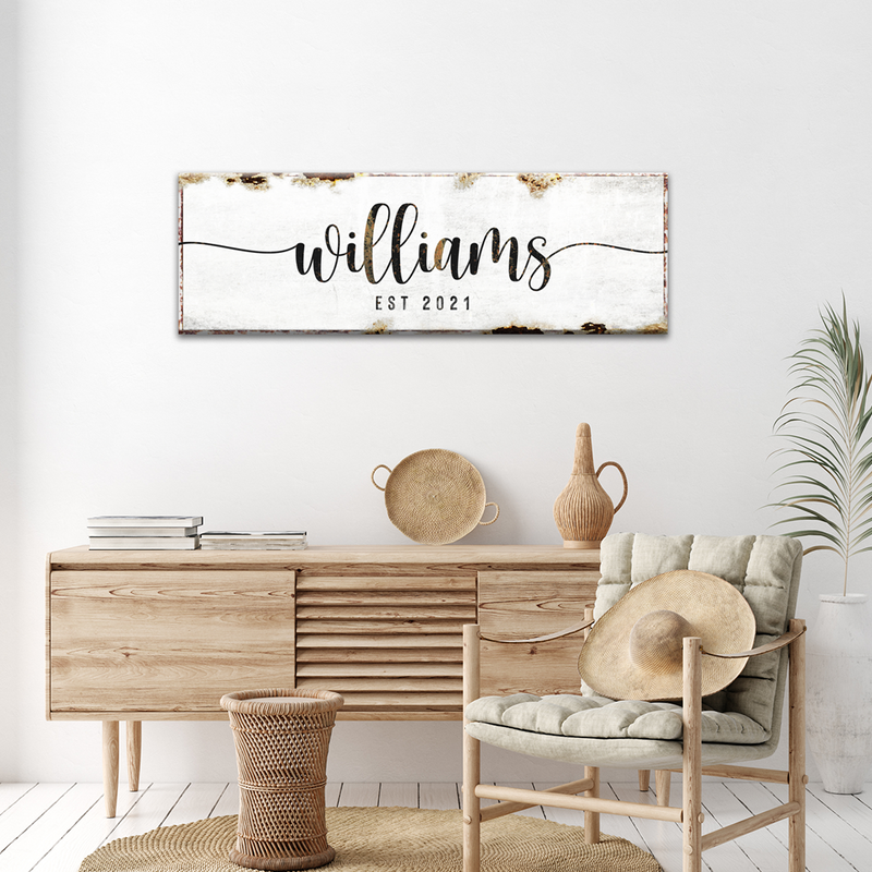 Family Sign X