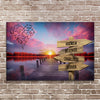 Family Name Sunset Sign