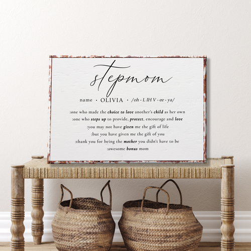 Thank You, Stepmom Sign