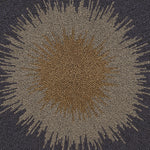 Ombre hand beaded placemat, indigo