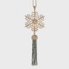 Snowflake tassel hanging ornament