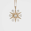 Sputnik pearl star ornament