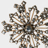Sparkle snowflake ornament, gold ox