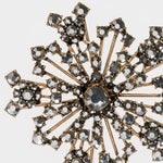 Sparkle snowflake ornament, gold ox
