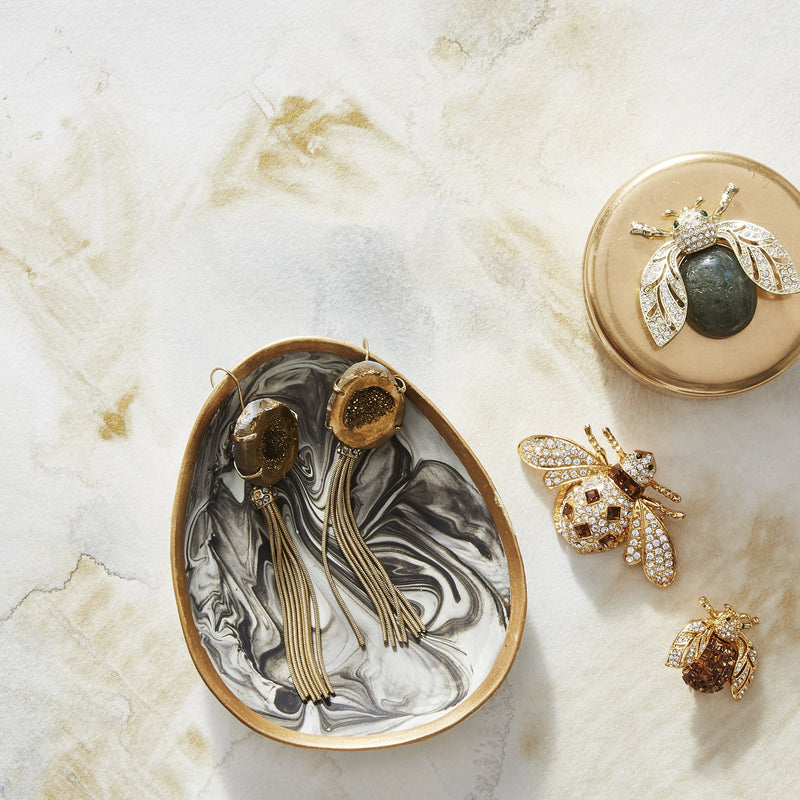 Large bee brooch
