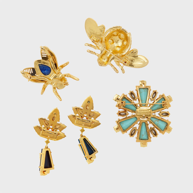 Large bee brooch