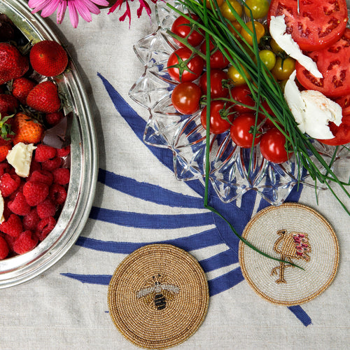 Palm frond table runner