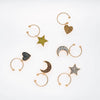 Celestial wine charms
