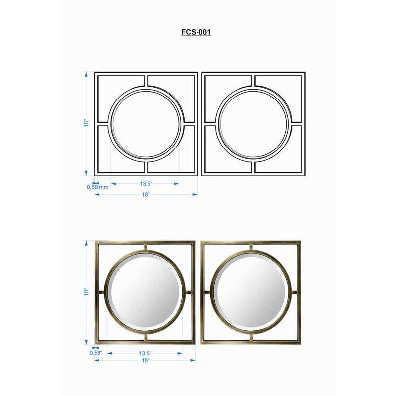 Duns Modern Wall Mirror