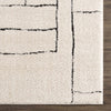 Keats Black & White Area Rug