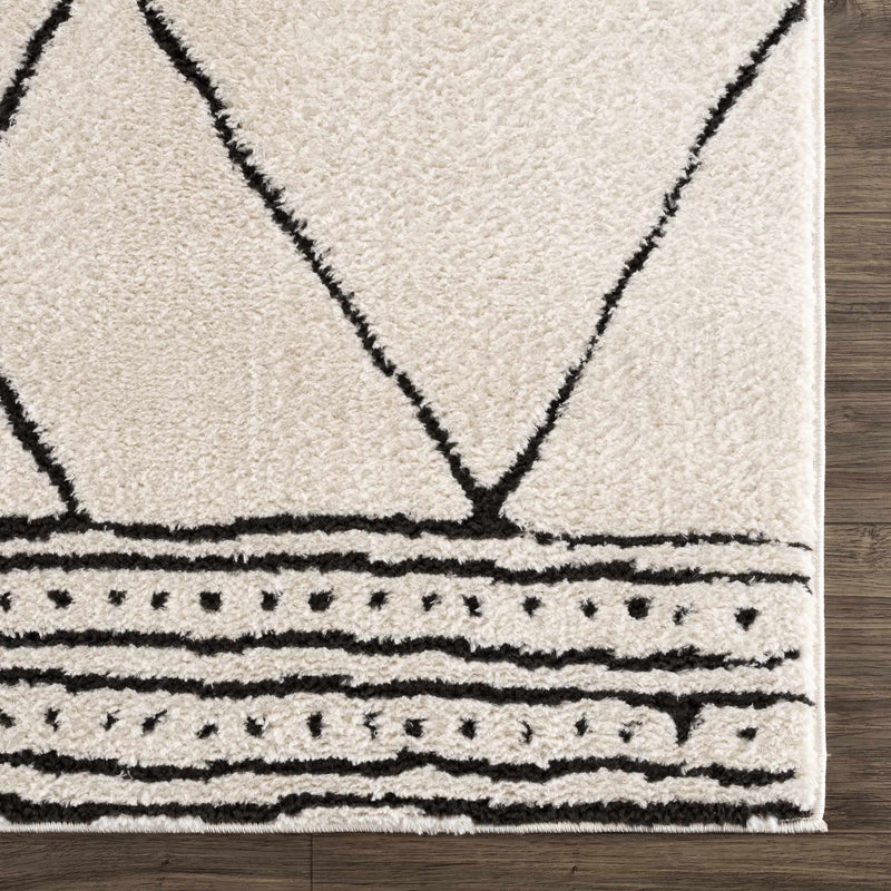 Keone Black & White Area Rug