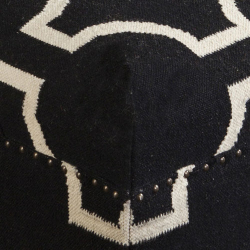 Pinggau Black Ottoman