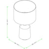 Klos Traditional Taupe Table Lamp
