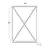 Engbergen Modern Black Wall Mirror