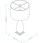 Pogradec Traditional Table Lamp