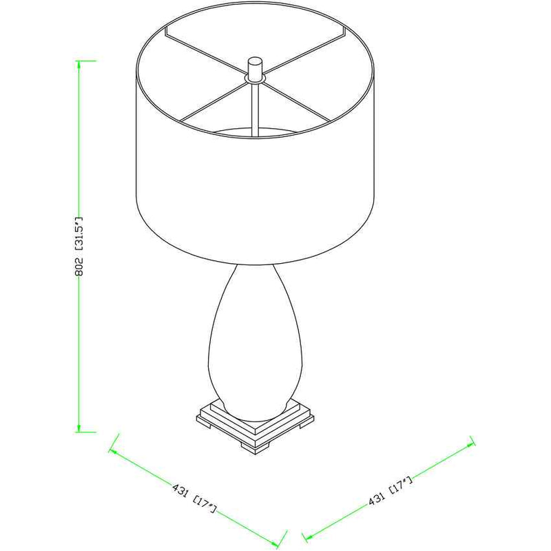 Pogradec Traditional Table Lamp