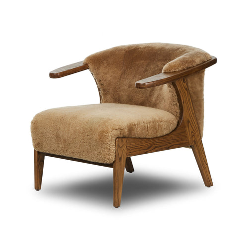 Fabian Desert Shearling Chair | shipping 8/13/2025