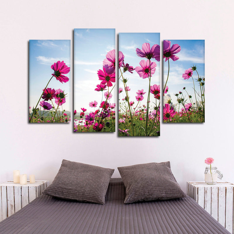Wild Cosmos Flowers Wall Art