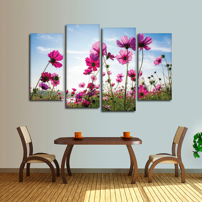 Wild Cosmos Flowers Wall Art