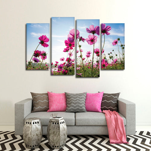 Wild Cosmos Flowers Wall Art