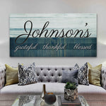 Family Grateful Sign
