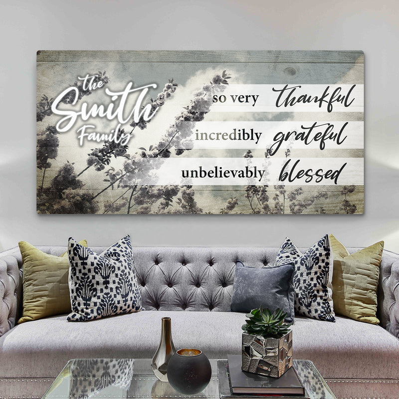 Family Blessed Sign