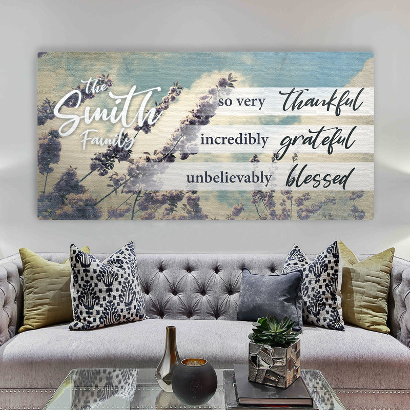 Family Blessed Sign