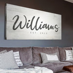 Family Name Sign