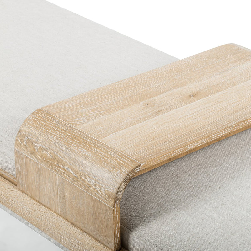 Fawkes Savoy Parchment Bench | ready to ship!