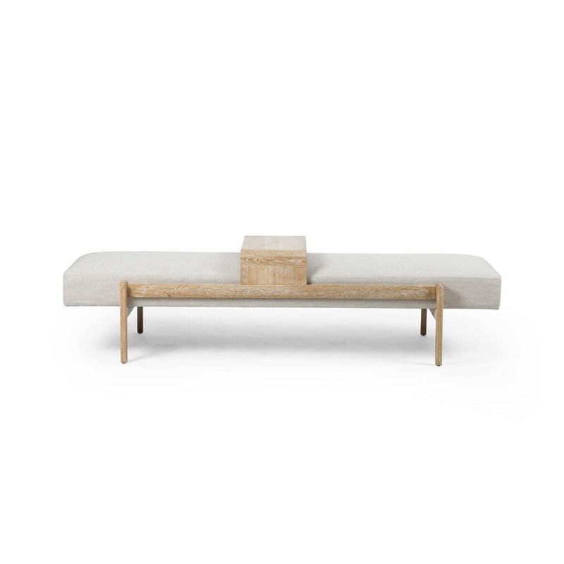Fawkes Savoy Parchment Bench | ready to ship!