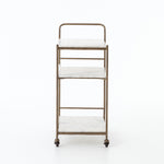 Tatum Antique Brass Rectangular Bar Cart | ready to ship!
