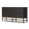 Fiona Russet Mahogany 6 Drawer Dresser | ready to ship!