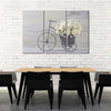 White Rose Bouquet Wall Art