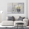 White Rose Bouquet Wall Art