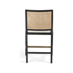 Antonia Cane Brushed Ebony Bar Stool | ready to ship!