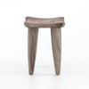 Zuri Outdoor Stool - Weathered Grey Teak | ready to ship!