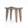 Zuri Outdoor Stool - Weathered Grey Teak | ready to ship!