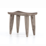 Zuri Outdoor Stool - Weathered Grey Teak | ready to ship!