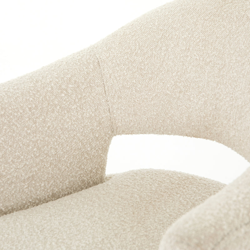 Adara Knoll Natural Desk Chair | ready to ship!