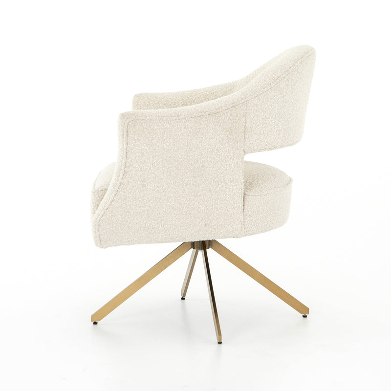Adara Knoll Natural Desk Chair | ready to ship!