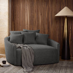 Chloe Fallon Charcoal Media Lounger | ready to ship!