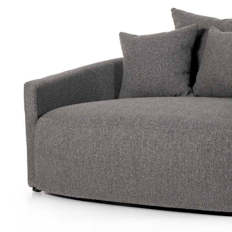 Chloe Fallon Charcoal Media Lounger | ready to ship!