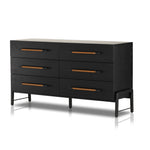 Rosedale Ebony Oak 6 Drawer Dresser | ready to ship!