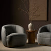 Sandie Swivel Chair - Gibson Silver | shipping 10/6/2025