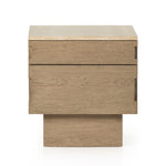 Lennon Travertine Nightstand | ready to ship!