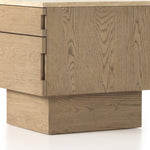 Lennon Travertine Nightstand | ready to ship!