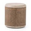 Kristen Weathered Blonde End Table | ready to ship!