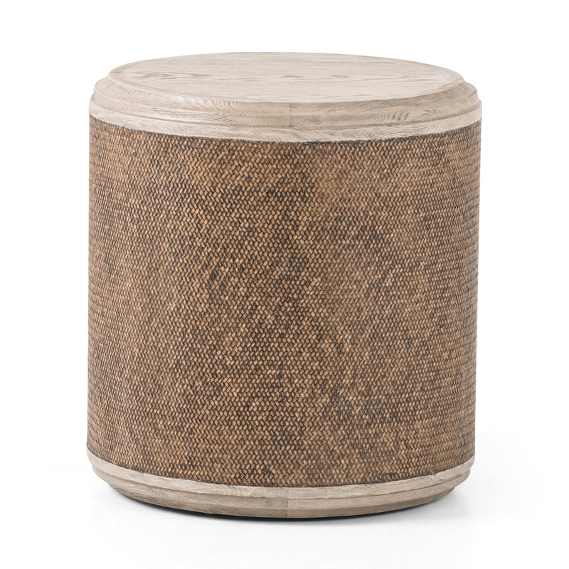 Kristen Weathered Blonde End Table | ready to ship!