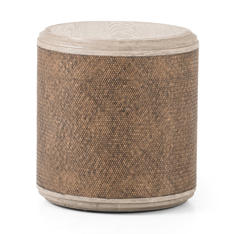 Kristen Weathered Blonde End Table | ready to ship!