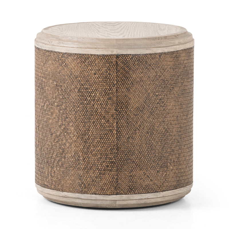 Kristen Weathered Blonde End Table | ready to ship!